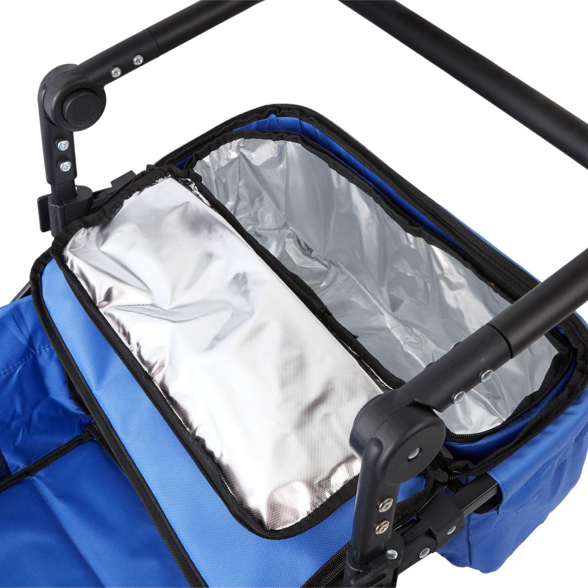 Clearance Offer💝Buy 2 Get 2 Free✨WonderFold S3 Push & Pull Folding Wagon with Cooler and Cupholder✅500-lb Weight Capacity