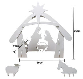 Holy Night Outdoor Christmas Nativity Set