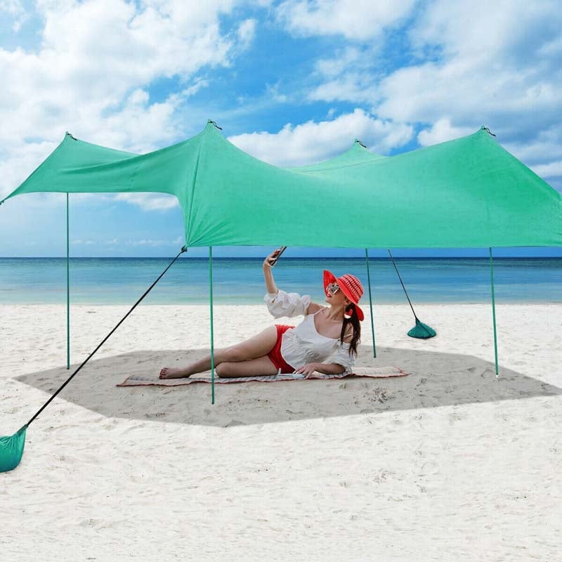 10 x 9 Foot Family Beach Tent Canopy Sunshade