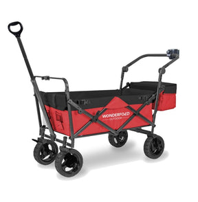 Clearance Offer💝Buy 2 Get 2 Free✨WonderFold S3 Push & Pull Folding Wagon with Cooler and Cupholder✅500-lb Weight Capacity