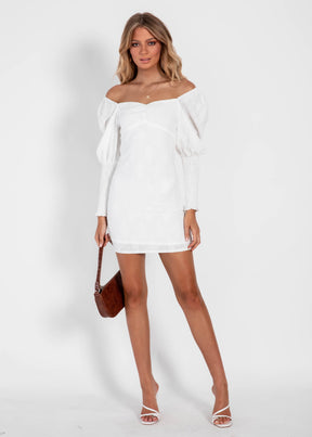 The Charm Dress - White