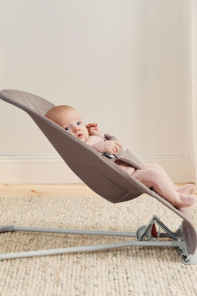 BabyBjörn Bouncer Bliss, Sand Gray, Cotton