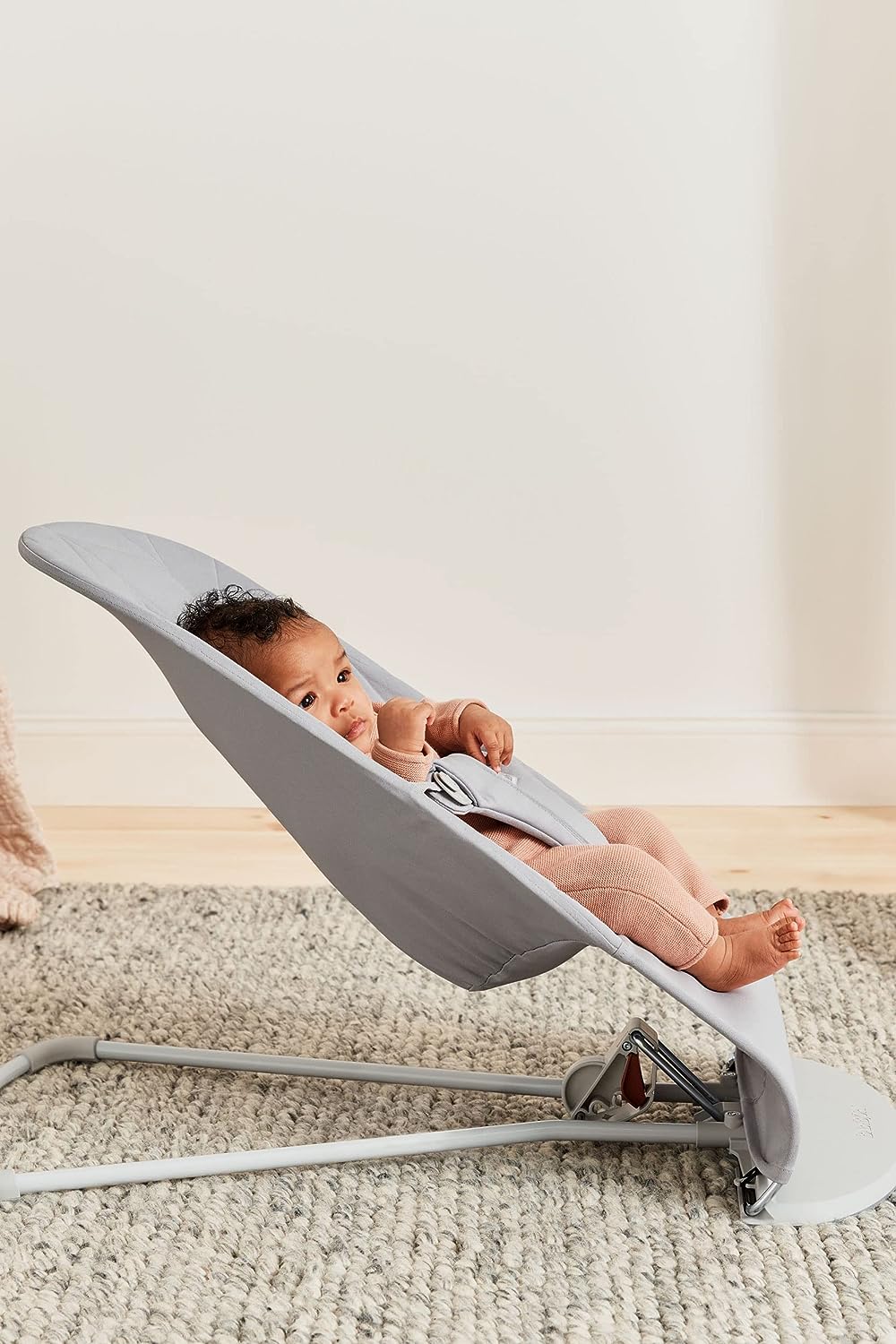 BabyBjörn Bouncer Bliss, Sand Gray, Cotton