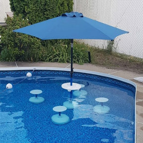 RELAXATION STATION SWIMMING POOL TABLE AND STOOLS