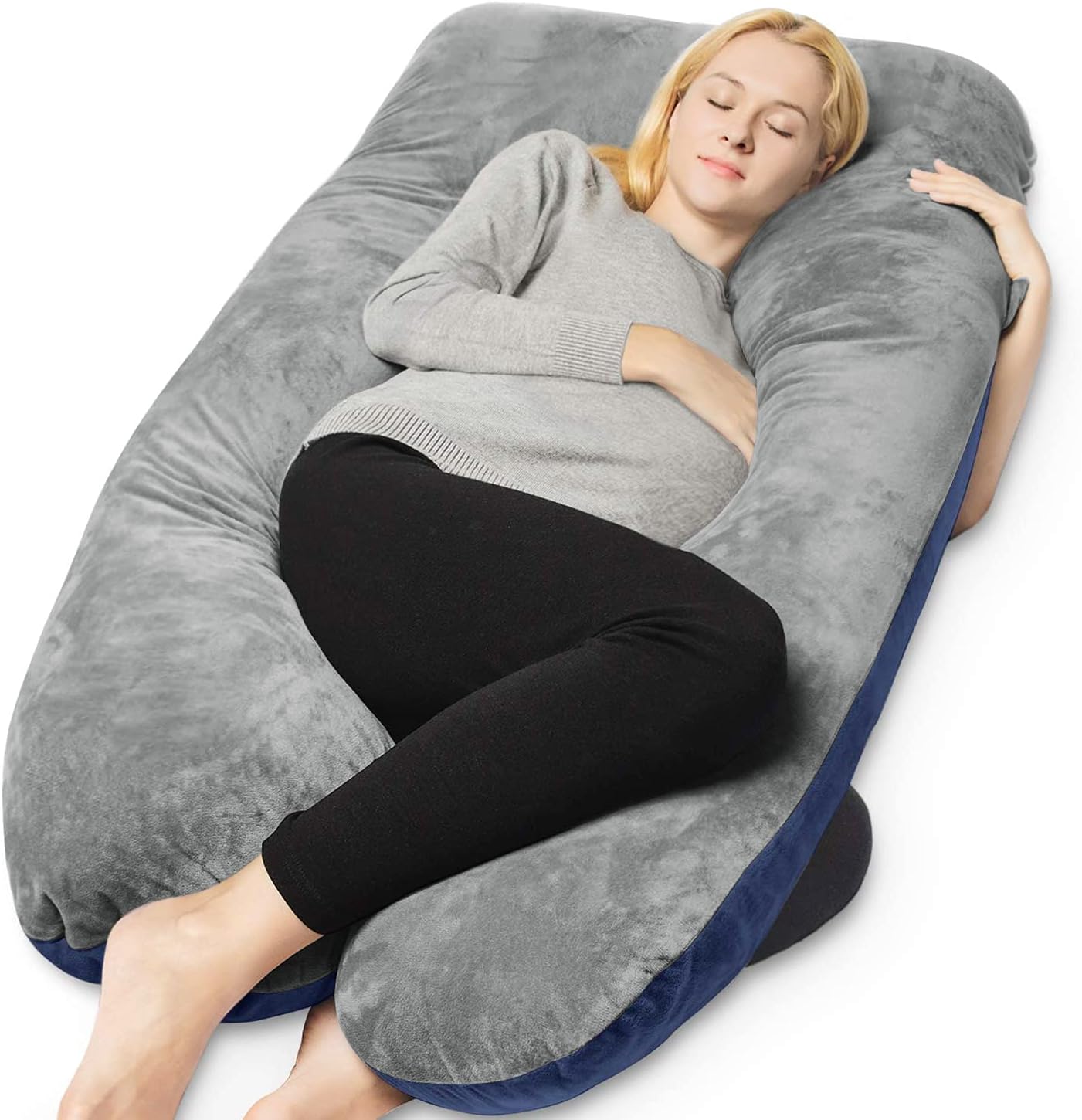 Cooling Maternity Pillow for Sleeping U Shaped Body Pillow for Pregnant Support