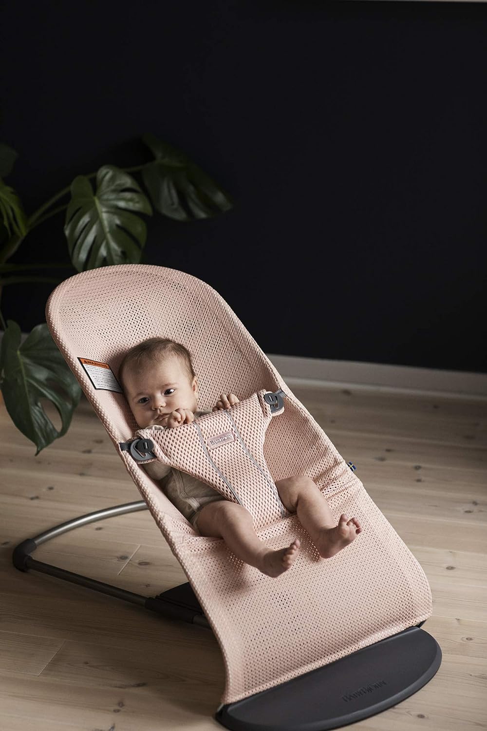 BabyBjörn Bouncer Bliss, Sand Gray, Cotton