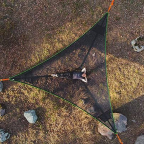 Portable Multiplayer Triangle Hammock