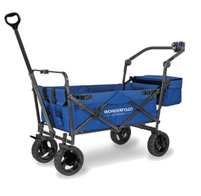 Clearance Offer💝Buy 2 Get 2 Free✨WonderFold S3 Push & Pull Folding Wagon with Cooler and Cupholder✅500-lb Weight Capacity