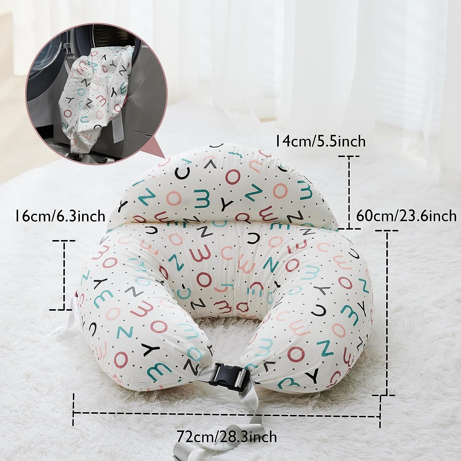 Nursing Pillow for Breastfeeding Original Plus Size Pillows for Mom and Baby