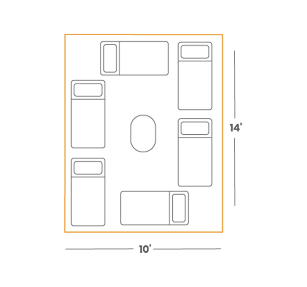 Prota Canvas Tent Deluxe - 10'x14'