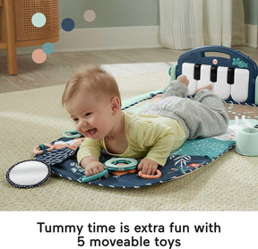 Fisher Price Baby Playmat Deluxe Kick & Play Piano Gym & Maracas with Smart Stages Learning Content