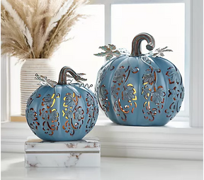 🎃Halloween Pre-sale 70% Off,Buy 2 get 2 free(8pcs) 🔥Set of 2 Indoor/Outdoor Illuminated Pumpkins