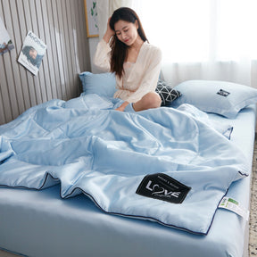 Super Cooling Ice Silk Summer Luxury Blanket