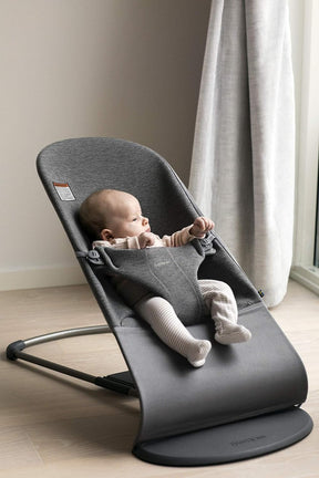 BabyBjörn Bouncer Bliss, Sand Gray, Cotton