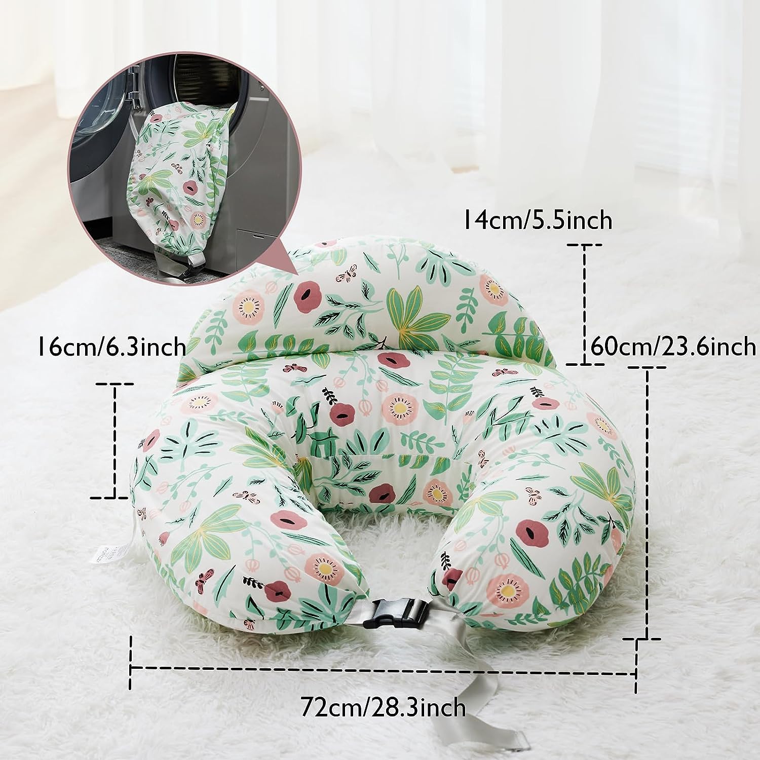 Nursing Pillow for Breastfeeding Original Plus Size Pillows for Mom and Baby