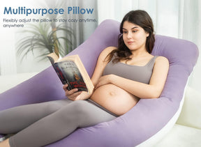 Cooling Maternity Pillow for Sleeping U Shaped Body Pillow for Pregnant Support