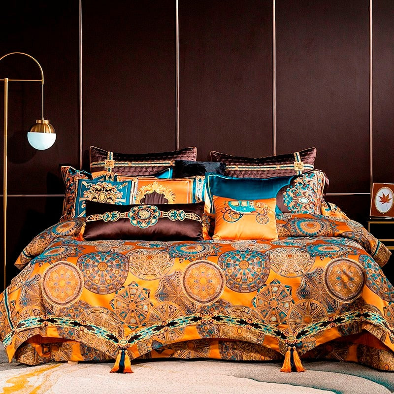 Smaddy Vintage Silk Bedding Set