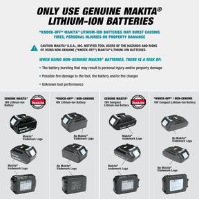 Makita XT614SX1 18V LXT® Lithium-Ion Cordless 6-Pc. Combo Kit (3.0Ah)