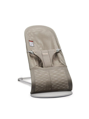 BabyBjörn Bouncer Bliss, Sand Gray, Cotton