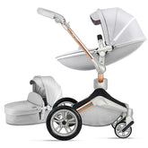 Hot Mom Baby Stroller 360 Degree Rotation Baby Bassinet and Seat Combo Pushchai & Pram