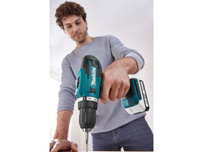 Makita 18 V cordless drill/driver set »DF488D«, with 2 batteries and charger