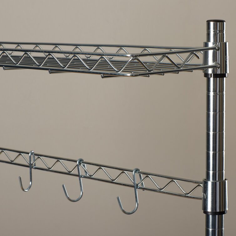 Enos 36'' Chrome Standard Baker's Rack