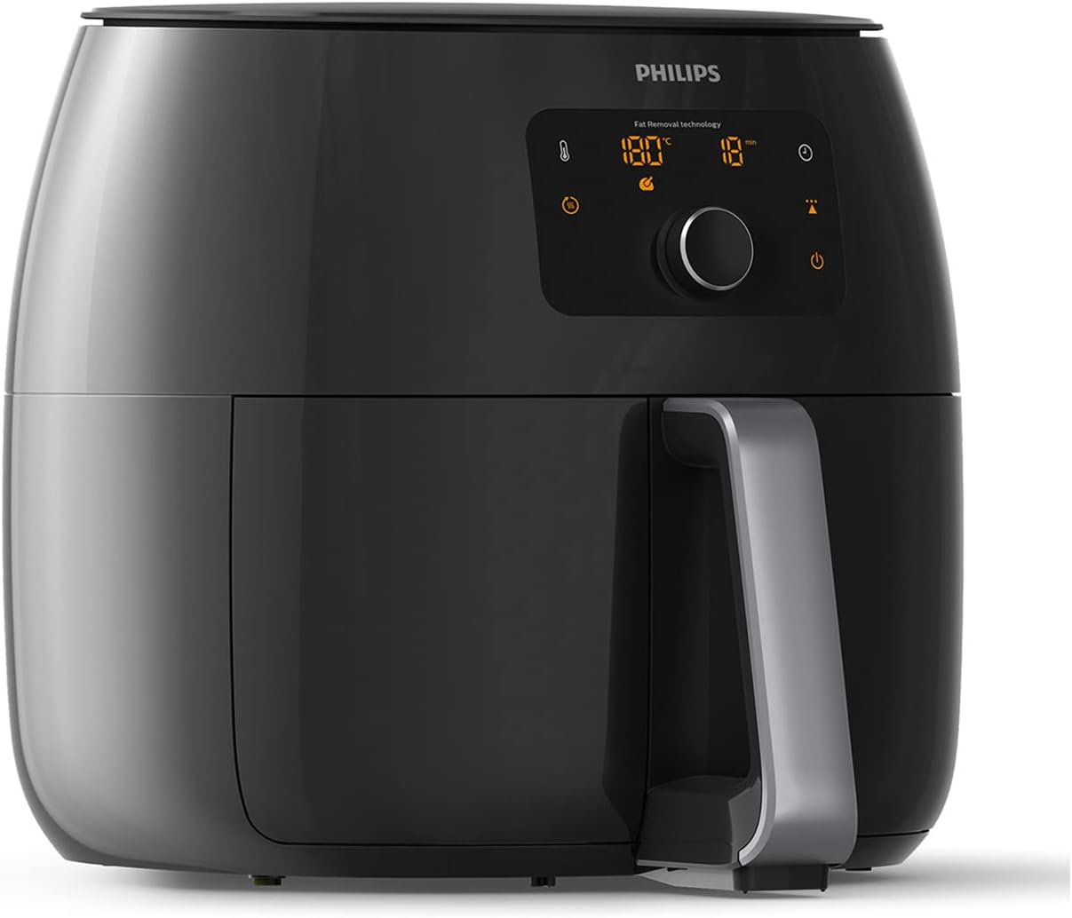 Philips Premium Airfryer XXL with Fat Removal Technology, 3lb/7qt, Black, HD9650/96