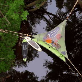 Portable Multiplayer Triangle Hammock