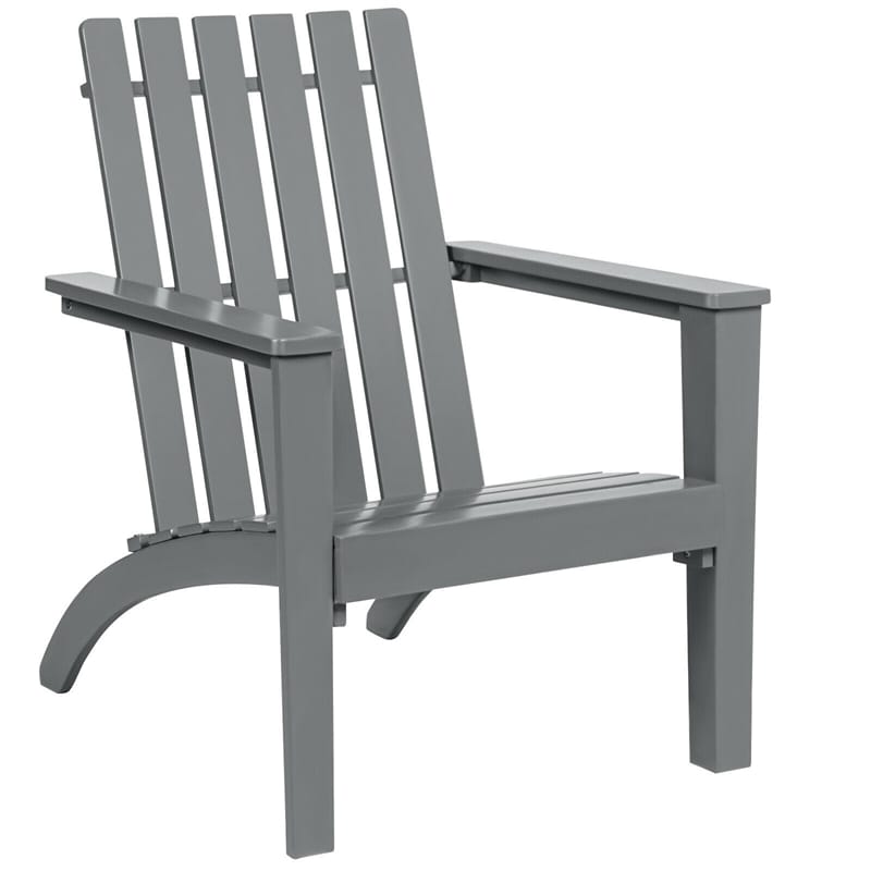 Outdoor Patio Acacia Wood Adirondack Lounge Chair