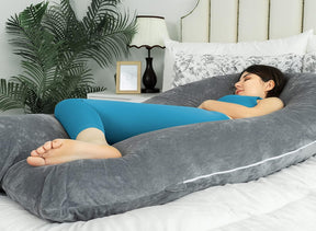 Cooling Maternity Pillow for Sleeping U Shaped Body Pillow for Pregnant Support