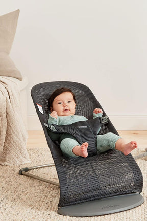 BabyBjörn Bouncer Bliss, Sand Gray, Cotton