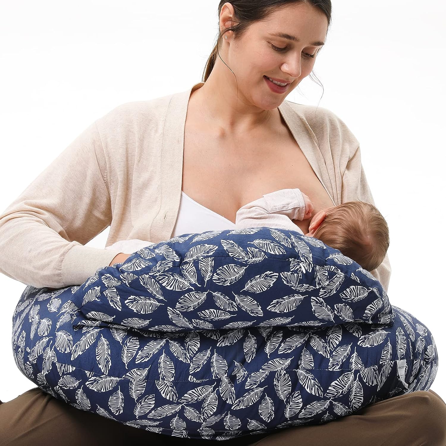 Nursing Pillow for Breastfeeding Original Plus Size Pillows for Mom and Baby