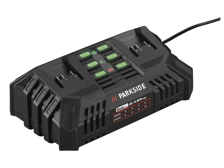 PARKSIDE® 20 V Akku-Doppelladegerät »PDSLG 20 B1«, 4,5 A, 220 W