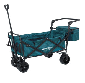 Clearance Offer💝Buy 2 Get 2 Free✨WonderFold S3 Push & Pull Folding Wagon with Cooler and Cupholder✅500-lb Weight Capacity