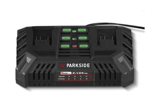 PARKSIDE® 40 V Akku-Kettensäge »PKSA 40-Li B2«, Set mit 2 Akkus und Doppelladegerät