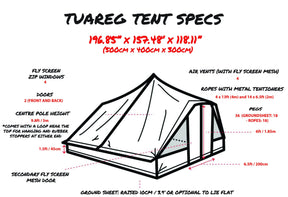 Psyclone 'Tuareg' Canvas Tent