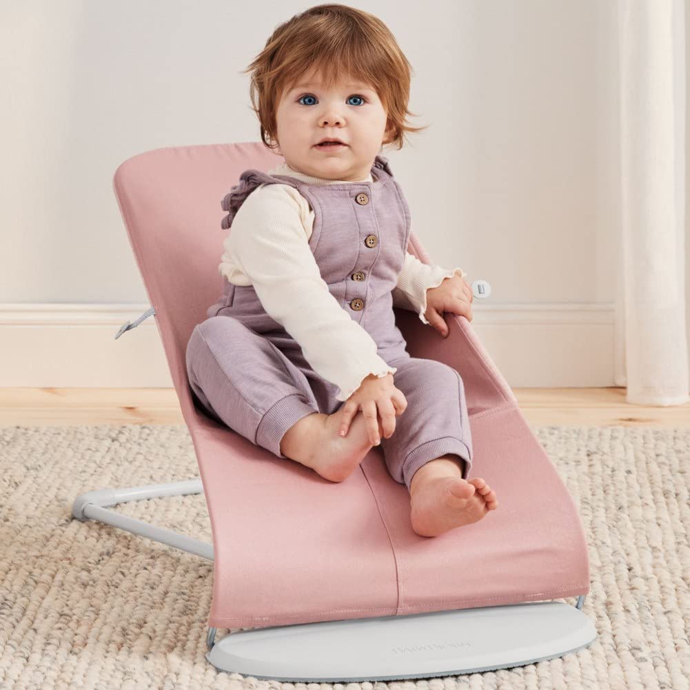 BabyBjörn Bouncer Bliss, Sand Gray, Cotton