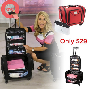 💝 Last day buy 2 get 2 free save 50%💥Weekend bag with 2-piece clip-on toiletry bag