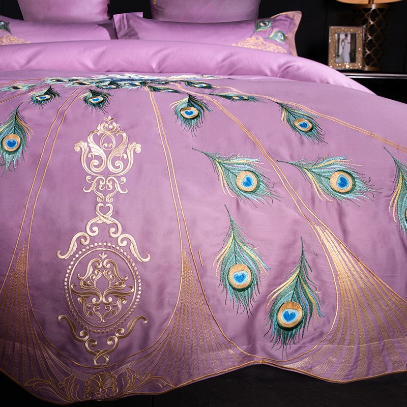 BlueCloud Peacock Bedding Set