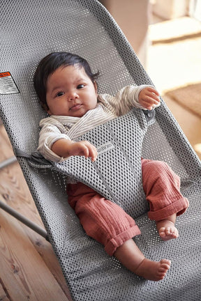 BabyBjörn Bouncer Bliss, Sand Gray, Cotton