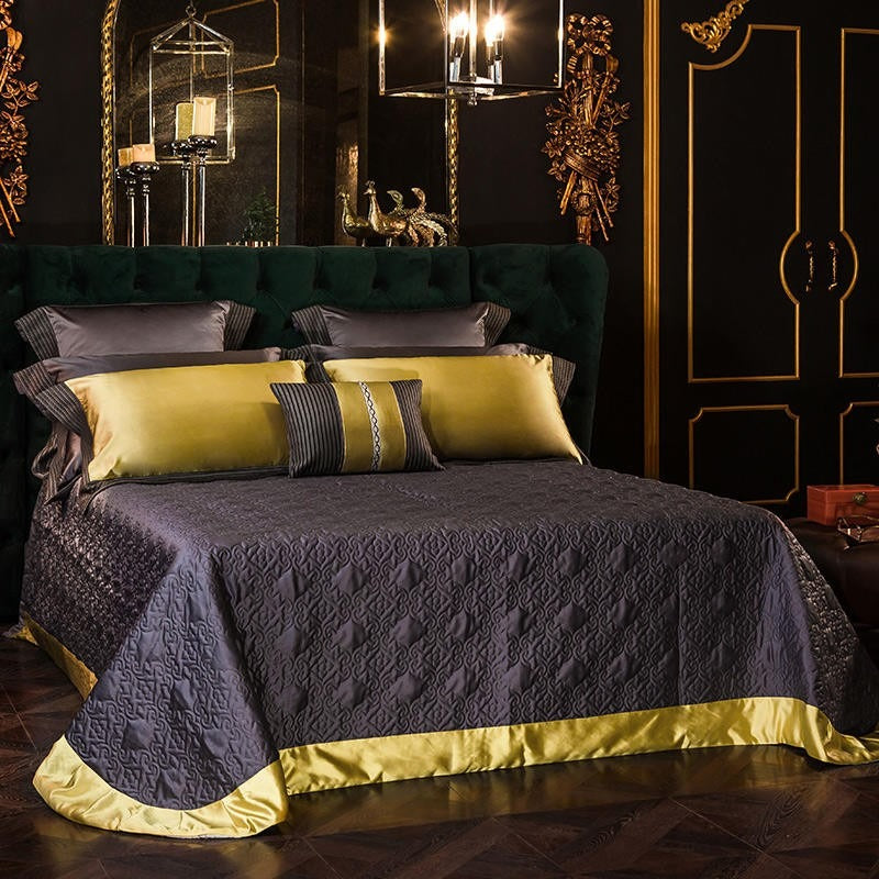 Embroidery Egyptian Cotton Duvet Cover Set