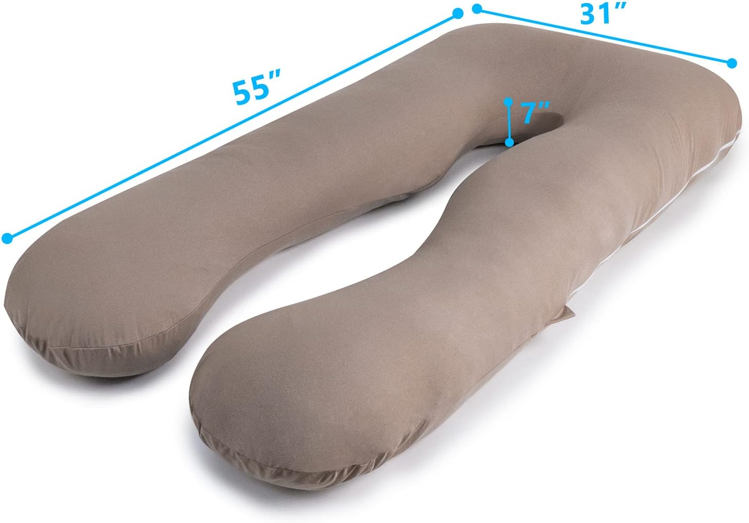 Cooling Maternity Pillow for Sleeping U Shaped Body Pillow for Pregnant Support