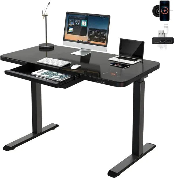 Computer Desk with Touch Control -QuickDeal™