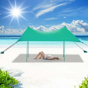 10 x 9 Foot Family Beach Tent Canopy Sunshade