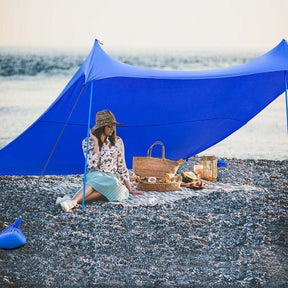 10 x 9 Foot Family Beach Tent Canopy Sunshade