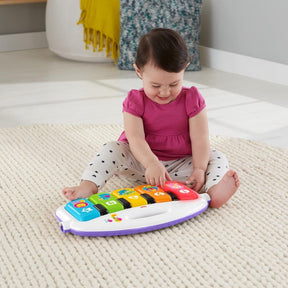 Fisher Price Baby Playmat Deluxe Kick & Play Piano Gym & Maracas with Smart Stages Learning Content