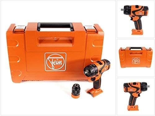 FEIN 71132364000 ASB18Q N00 Select Cordless Hammer Drill/Driver, 18 V, Orange