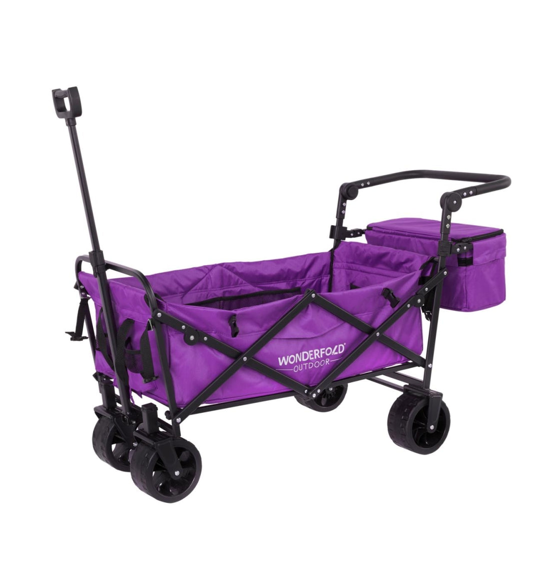 Clearance Offer💝Buy 2 Get 2 Free✨WonderFold S3 Push & Pull Folding Wagon with Cooler and Cupholder✅500-lb Weight Capacity