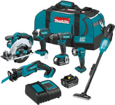 Makita XT614SX1 18V LXT® Lithium-Ion Cordless 6-Pc. Combo Kit (3.0Ah)