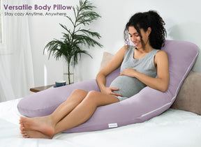 Cooling Maternity Pillow for Sleeping U Shaped Body Pillow for Pregnant Support